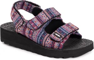 MUK LUKS Women's Wave Curl Sandals