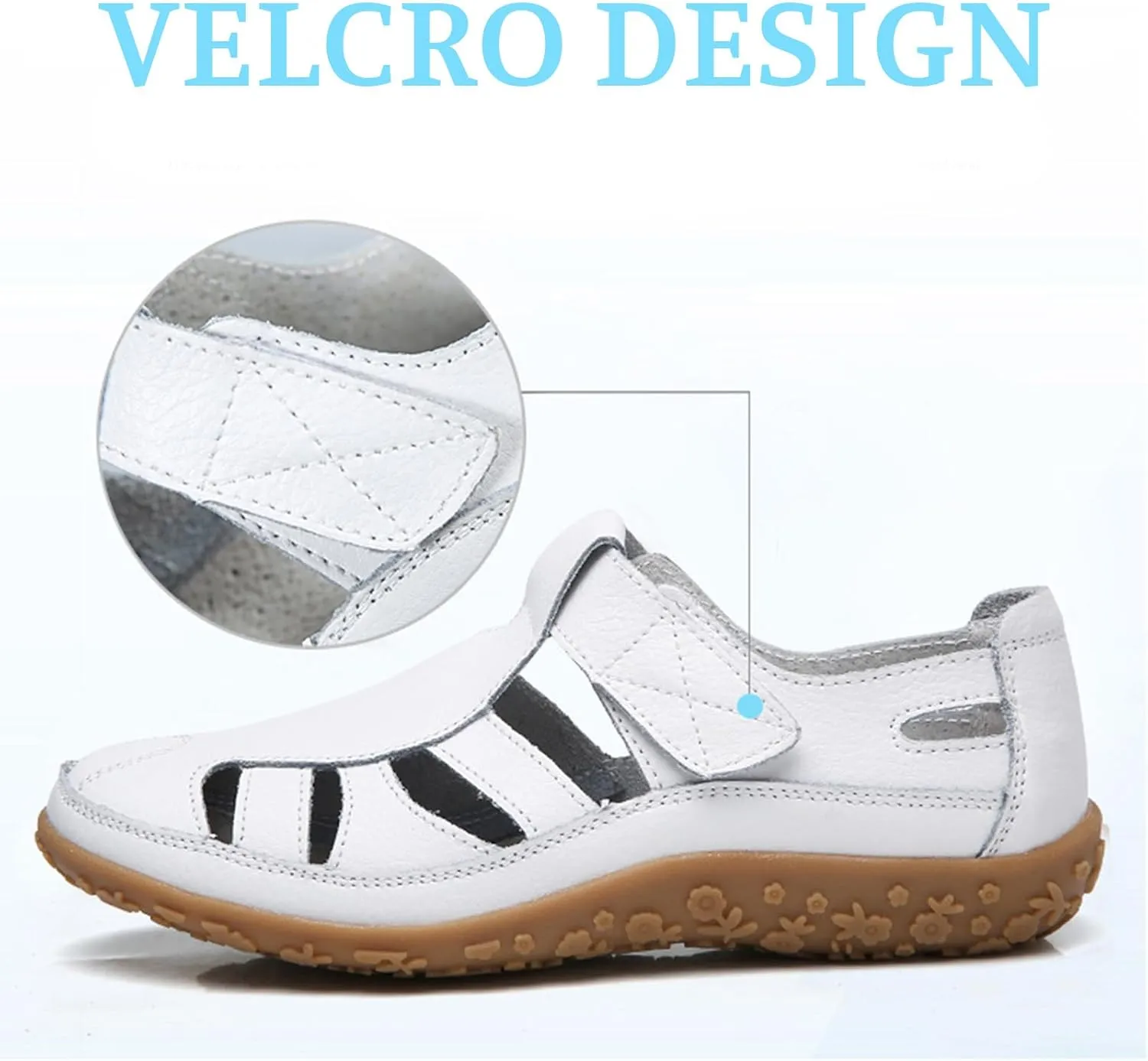 Mules for Women Wedge Sandals Comfortable Dressy Summer Closed Toe Casual Slip On Shoes with Adjustable Hook Loop Slippers Clogs Arch Support Alicegana Comfort Walking Orthopedic Sandal Mule