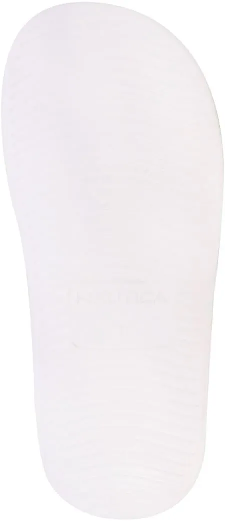 Nautica Women's Athletic Slide Sandals - Comfort Slip-On Shower Shoes, Quick-Dry Beach Sandals, Non-Slip Boat Slides for Pool & Casual Wear