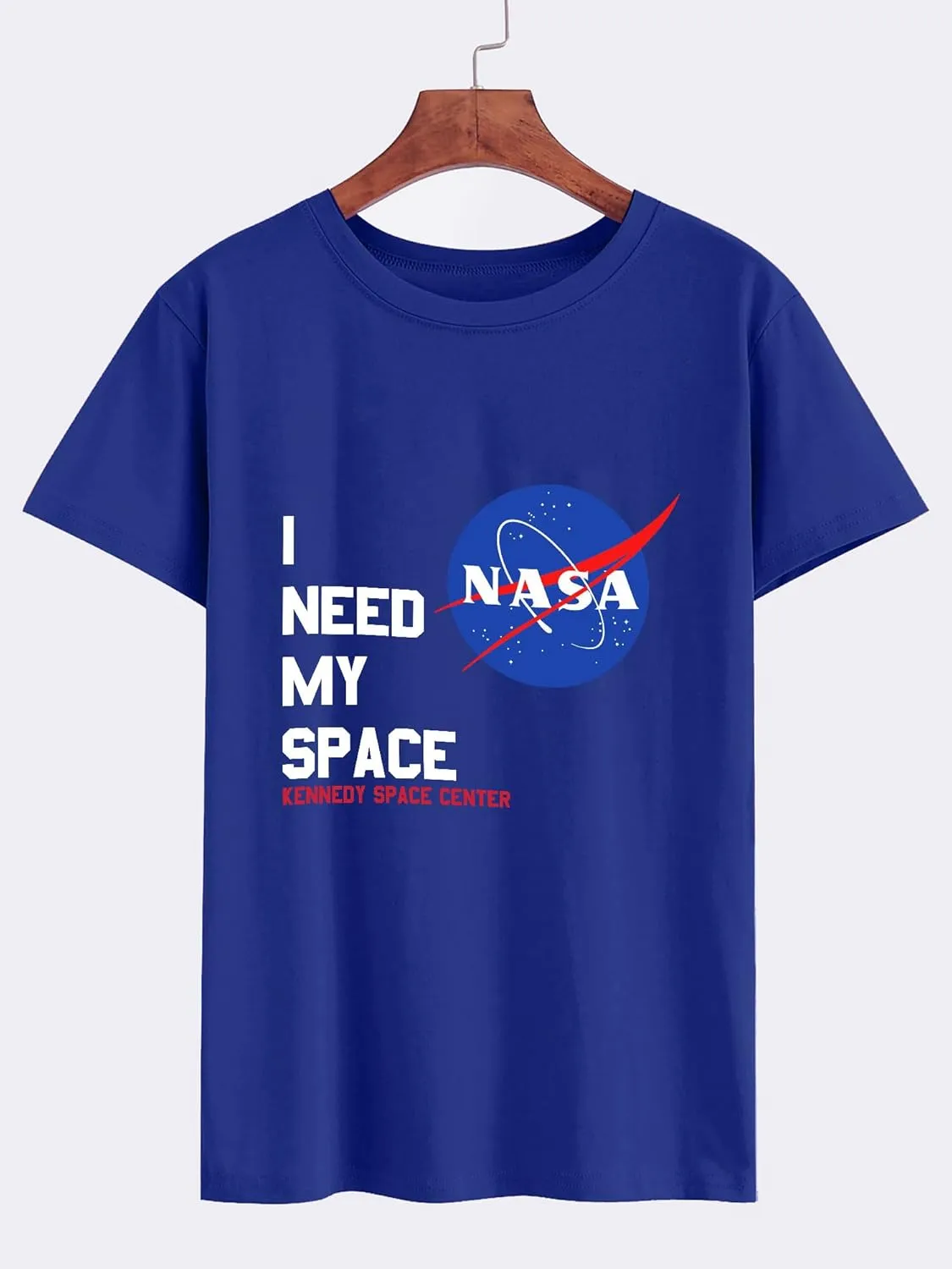 Nlife Women Fashion I Need My Space Shirt NASA Shirt Women NASA T Shirt Short Sleeve Tee