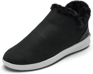 OLUKAI Malua Hulu Women's Boot, Soft & Comfortable Waterproof Nubuck Leather, Full-Grain Leather Heel with Elastic Panels, Slip-On Design