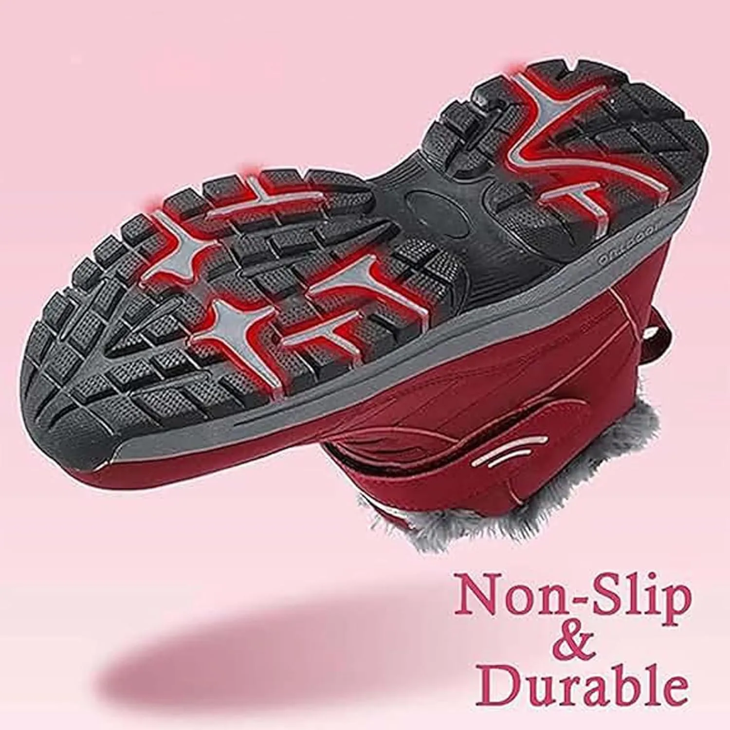 Orthoboots Pro - Ergonomic Winter Boots, Anti-Slip Cushioning Mountaineering Orthopedic Shoes, Waterproof Non-Slip Boots