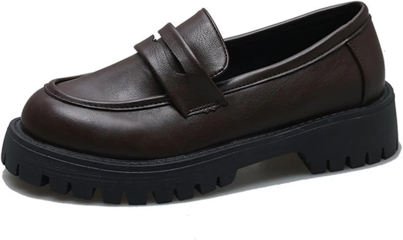 Orthoture Orthopedic Platform Loafers, Lug Sole Loafers for Women, Comfortable