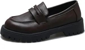 Orthoture Orthopedic Platform Loafers, Lug Sole Loafers for Women, Comfortable