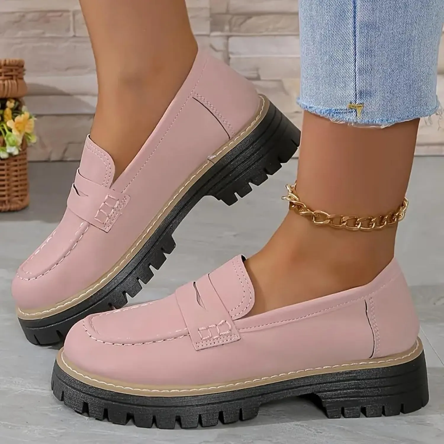 Orthoture Womens Shoes, Orthoture Orthopedic Platform Loafers, Womens Loafers Comfortable, Slip on Comfort Casual Fashion