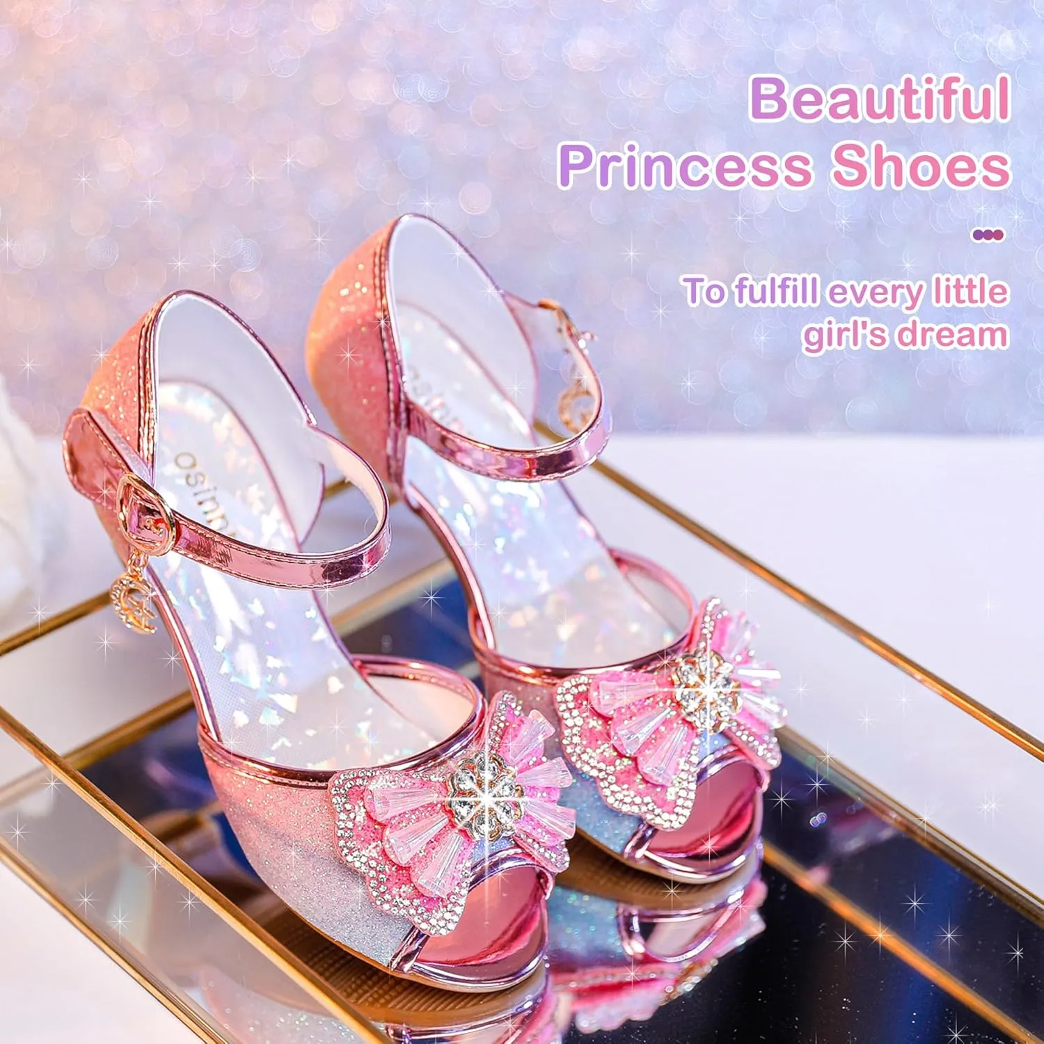 Osinnme Toddler Little Big Kid Girls Wedding Sandals