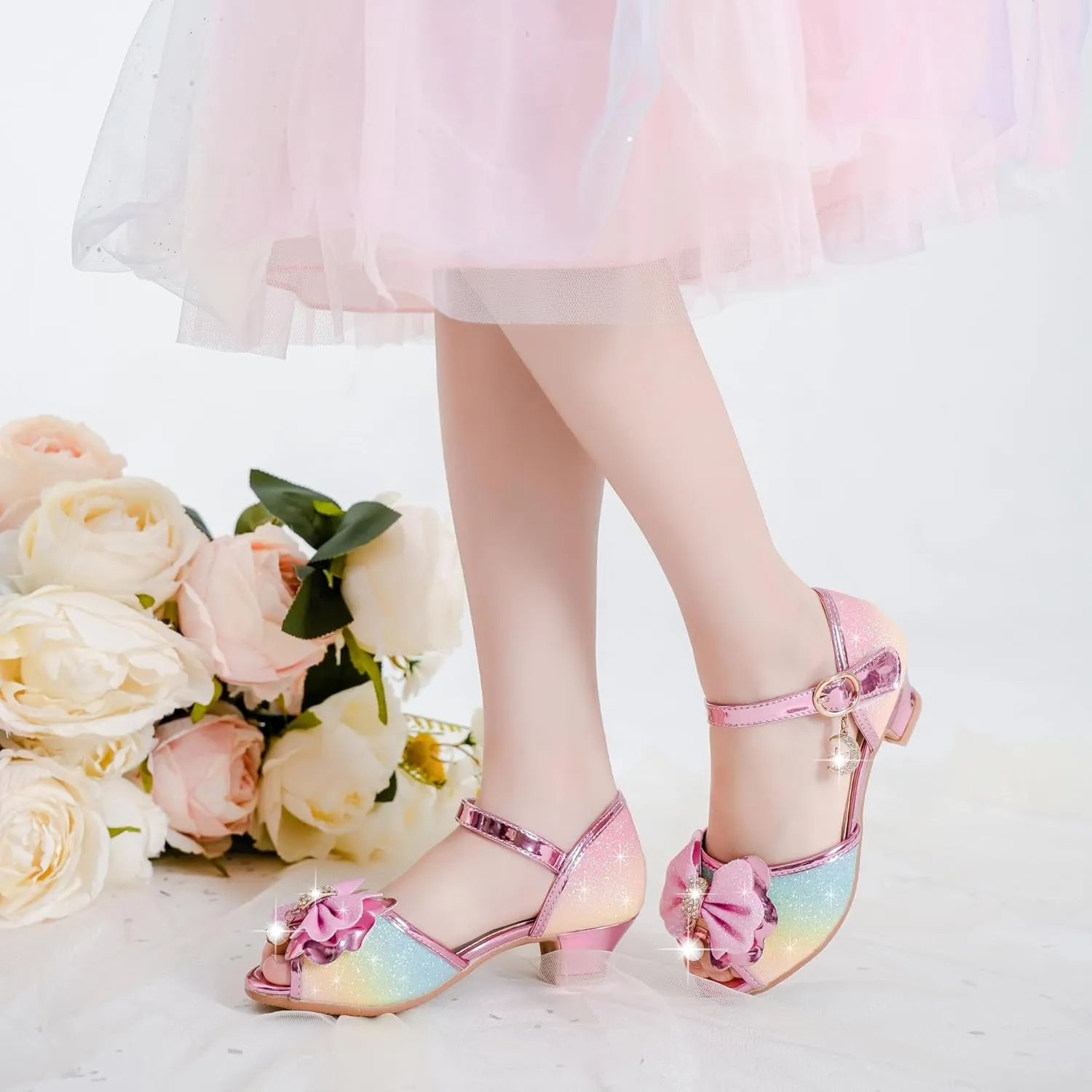Osinnme Toddler Little Big Kid Girls Wedding Sandals