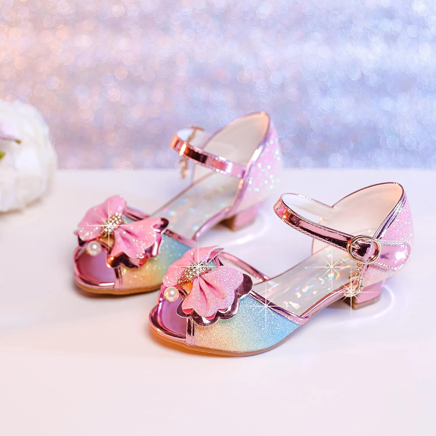 Osinnme Toddler Little Big Kid Girls Wedding Sandals