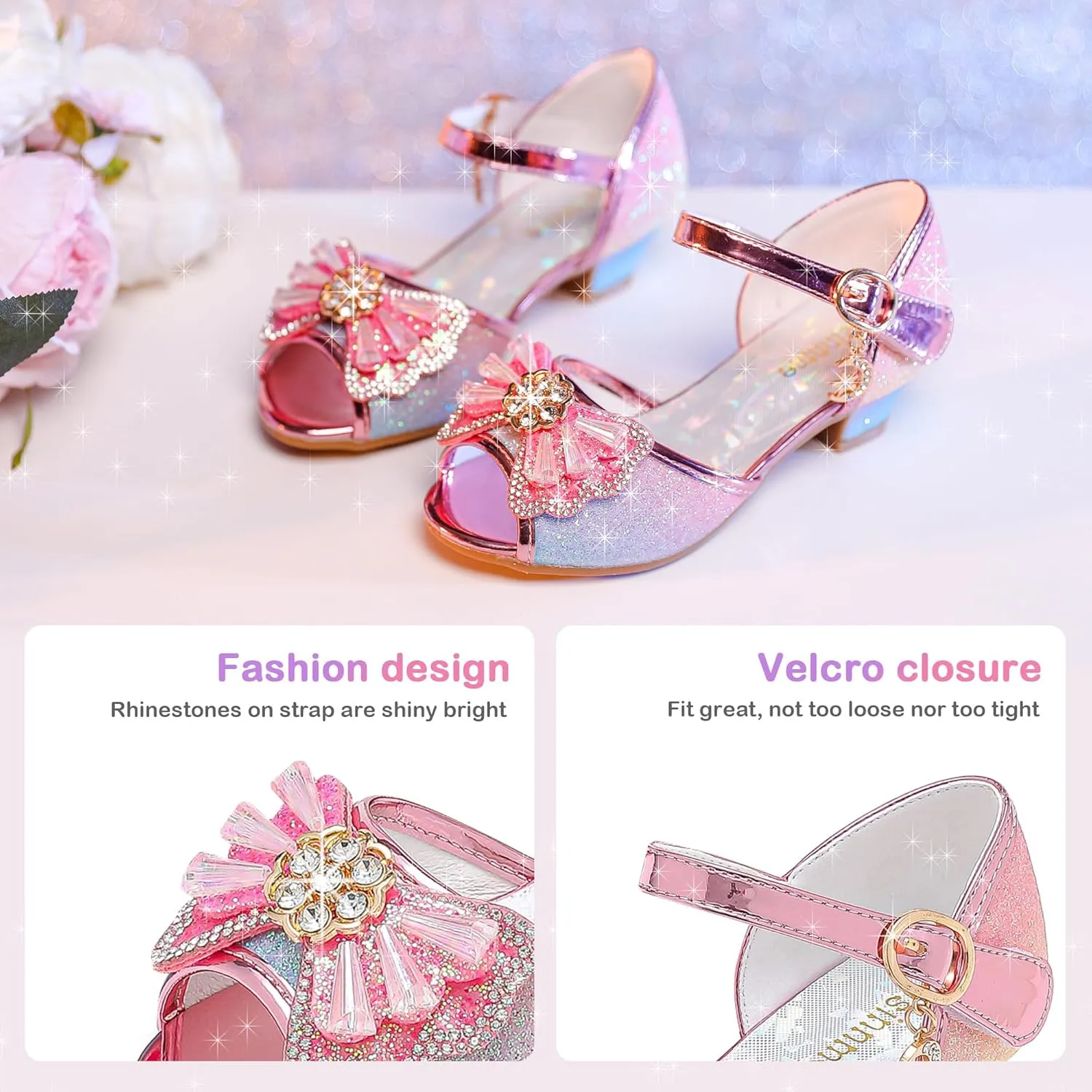 Osinnme Toddler Little Big Kid Girls Wedding Sandals