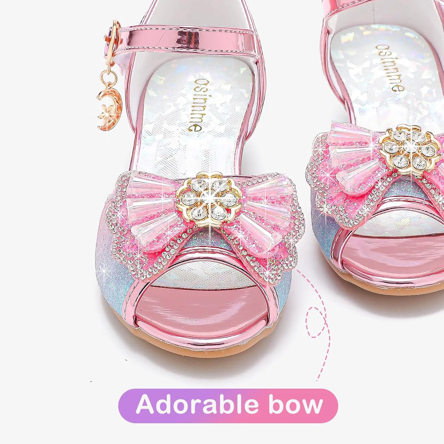 Osinnme Toddler Little Big Kid Girls Wedding Sandals