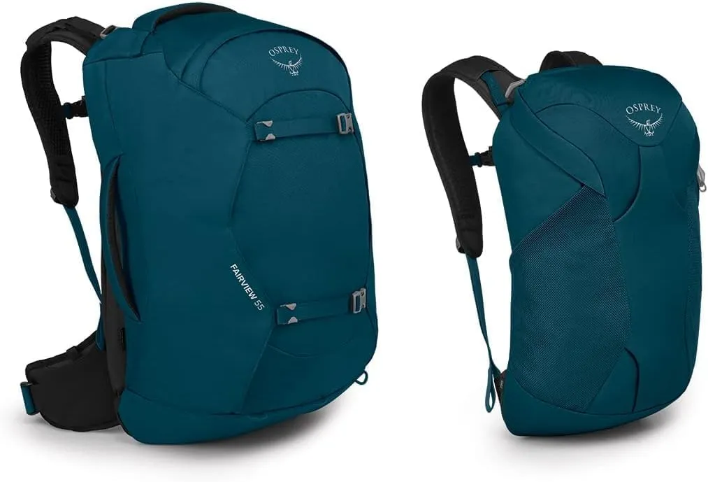 Osprey Fairview 55L Women's Travel Backpack, Night Jungle Blue