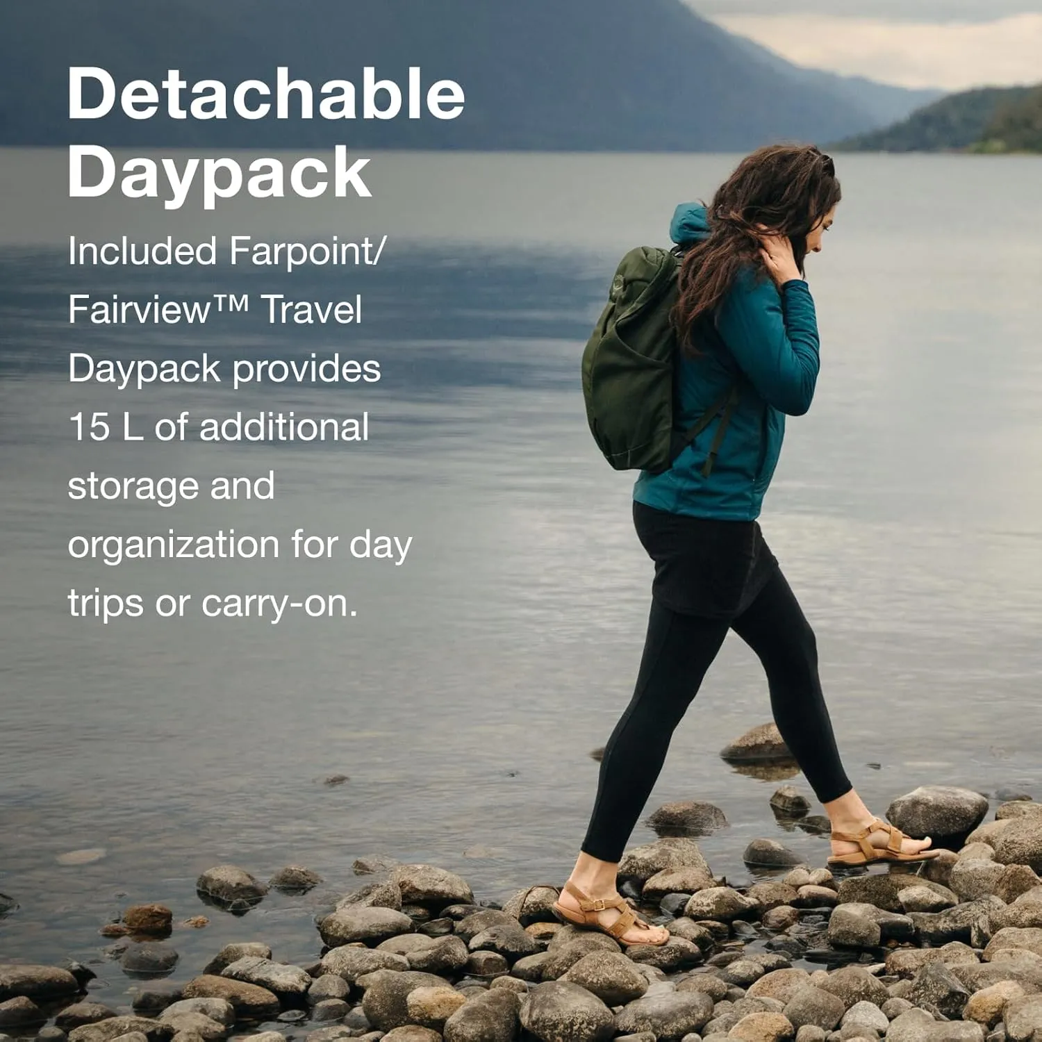 Osprey Fairview 55L Women's Travel Backpack, Night Jungle Blue