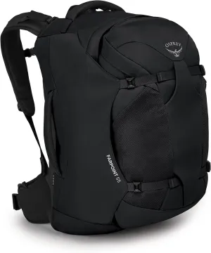 Osprey Farpoint 55L Men's Travel Backpack, Black