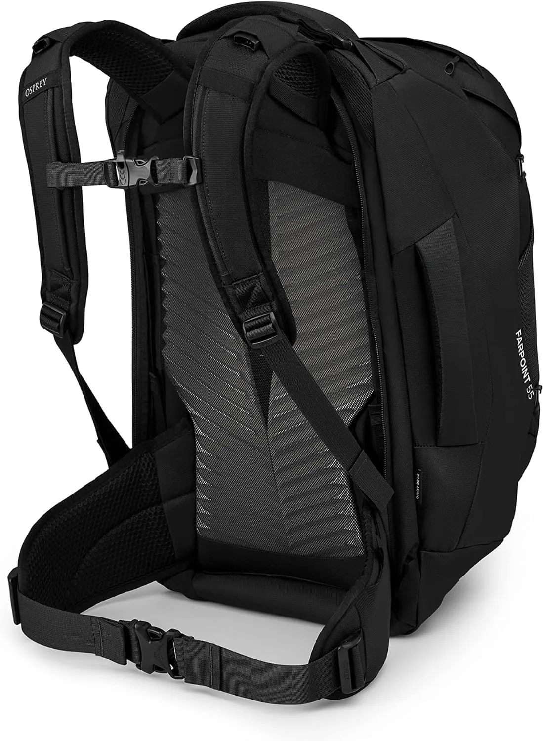 Osprey Farpoint 55L Men's Travel Backpack, Black