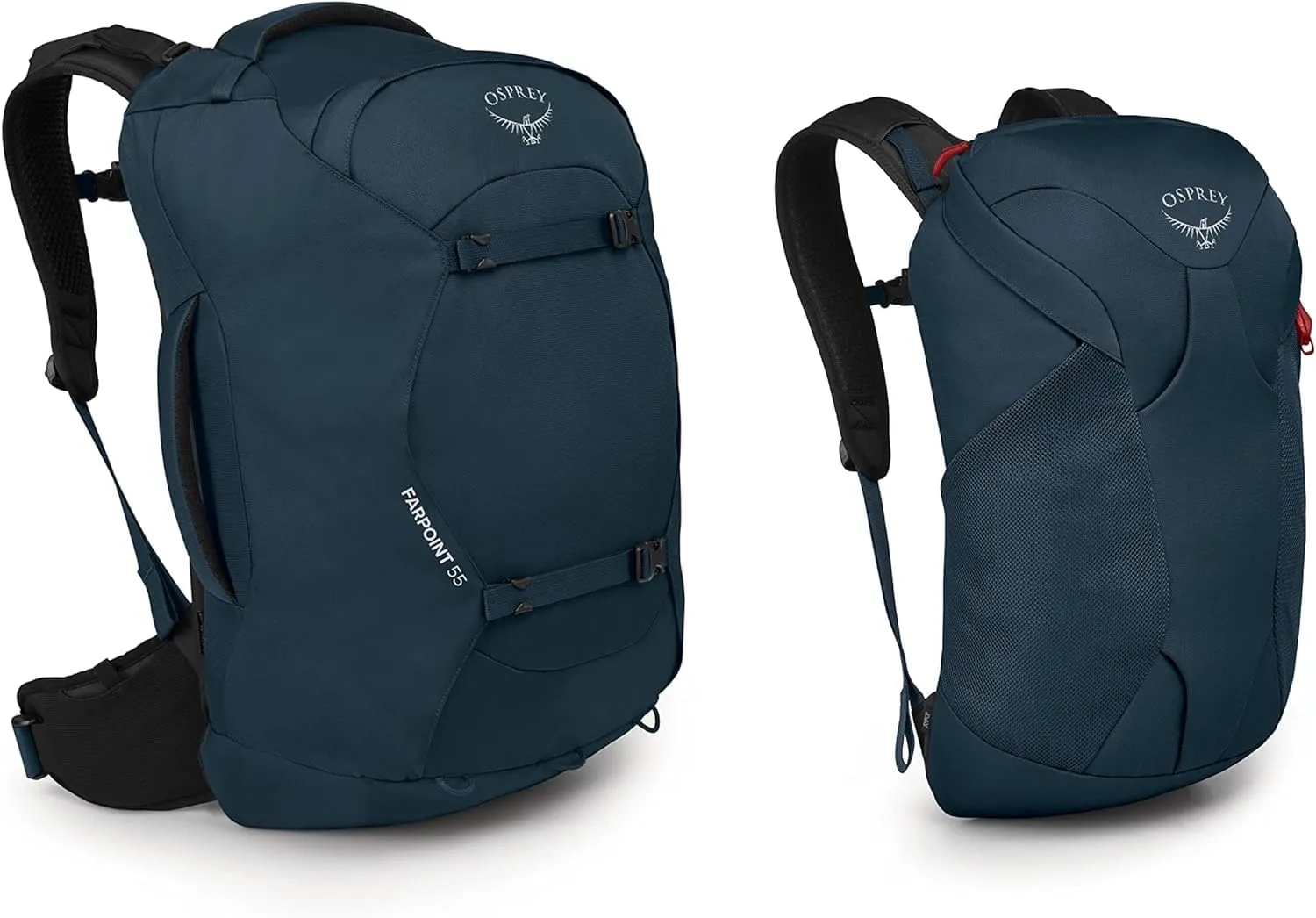 Osprey Farpoint 55L Men's Travel Backpack, Muted Space Blue