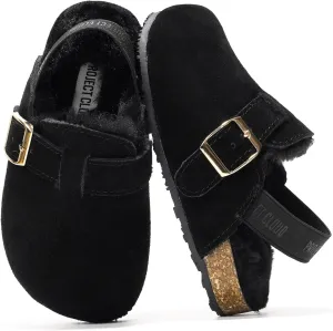 Project Cloud Mini Clogs for Kids - Memory Foam Unisex and Non-Slip Kids Clogs & Mules - Water Resistant Boys & Girls Sandals with Cork Footbed & Arch Support
