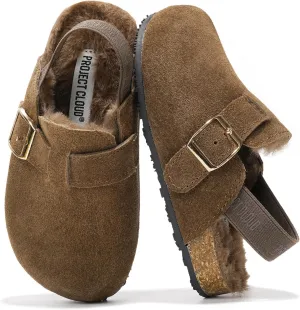 Project Cloud Mini Clogs for Kids - Memory Foam Unisex and Non-Slip Kids Clogs & Mules - Water Resistant Boys & Girls Sandals with Cork Footbed & Arch Support