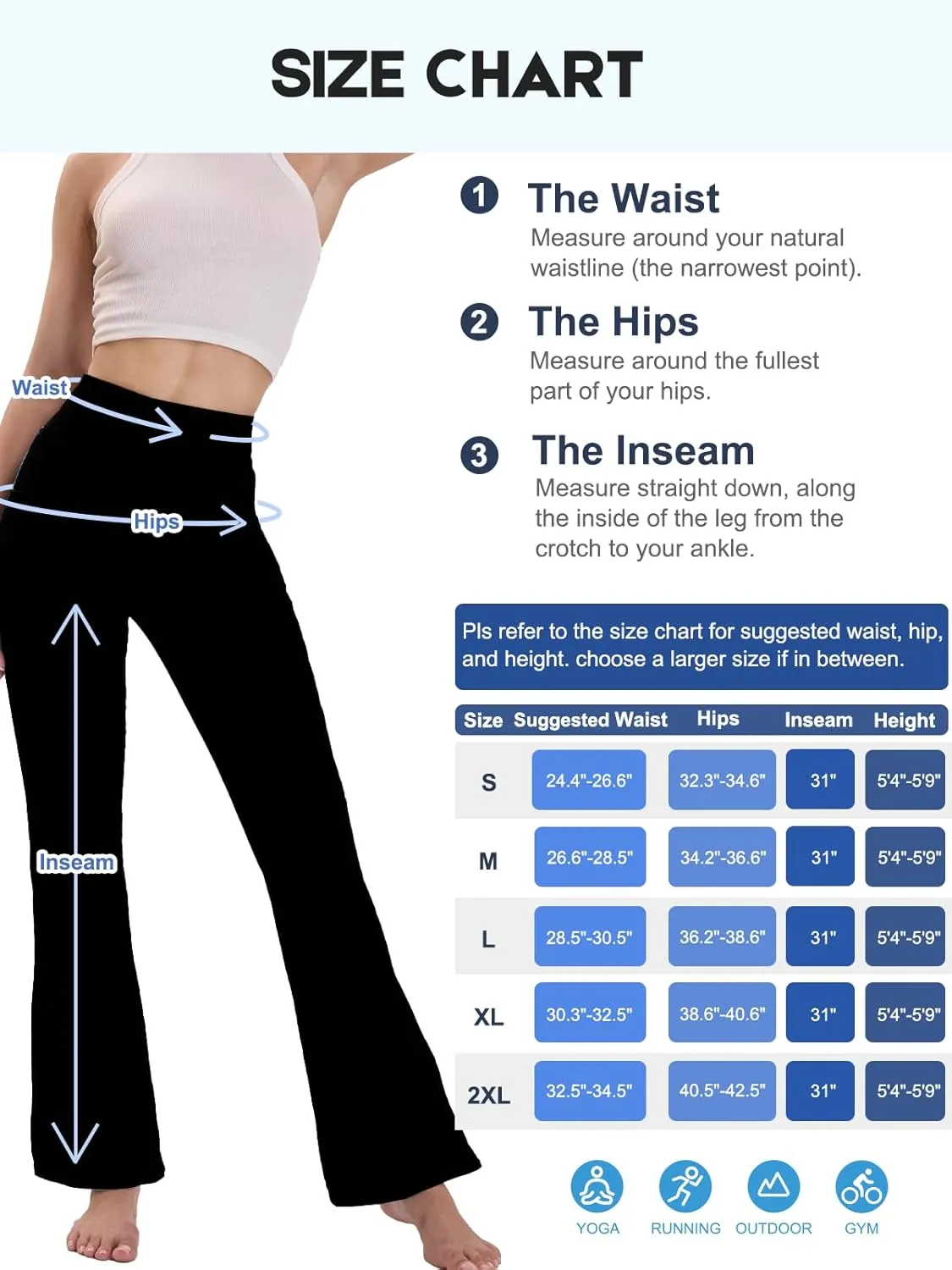 Pull on Flare Jeans for Women, Trendy Stretchy High Waisted Bell Bottom Skinny Boot Cut Jeans Legging for Women