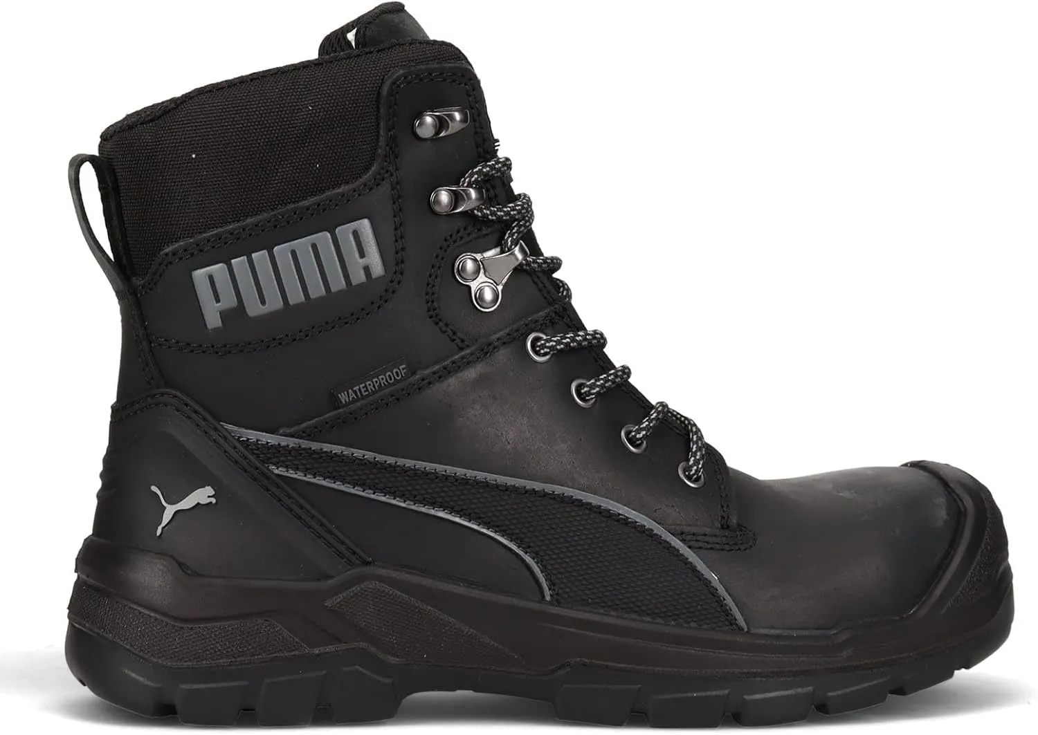 PUMA Men's Conquest Waterproof Composite Toe Eh Zip Industrial Shoe