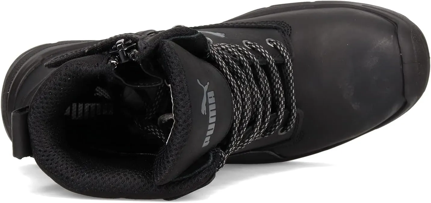 PUMA Men's Conquest Waterproof Composite Toe Eh Zip Industrial Shoe