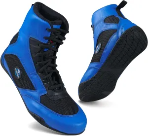 Rightpunch Breathable Boxing Shoes for Men, Women, and Youth | Non-Slip Lightweight Training Boxing Shoes with Rubber Sole