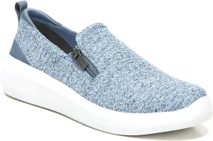 Ryka Womens Ally Slip On Casual and Fashion Sneakers Blue 7.5 Wide (C,D,W)