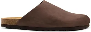 Sandgrens Handmade Unisex Cork Mules | European Top Grain Leather Sandals with Soft Suede Cushioned Footbed and EVA Rubber Sole | Bilbao