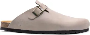 Sandgrens Handmade Unisex Cork Mules | European Top Grain Leather Sandals with Soft Suede Cushioned Footbed and EVA Rubber Sole | Toledo