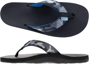 Scott Hawaii Men's Manoa Sandal | All Terrain Tread Outsole | Molded Arch With Heel Cup | Neoprene Lined Strap For All Day Comfort | Hiking Flip Flop