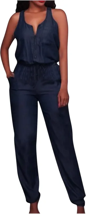 SERYU Tracksuit Womens Button Zipper Pocket Jeans Casual Denim Flares Sexy Set Tops Pants Suit
