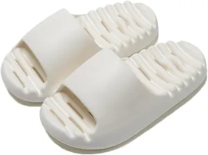 Shower Cloud Slippers for Women and Men Banthroom Drain Hole Slides Non-slip Quick Dry Thick Sole Comfy House Sandals