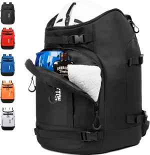Ski Boot Bag - Boot Travel Backpack for Snowboard & Ski Boots, Helmet, Goggles, Gloves, Accessories