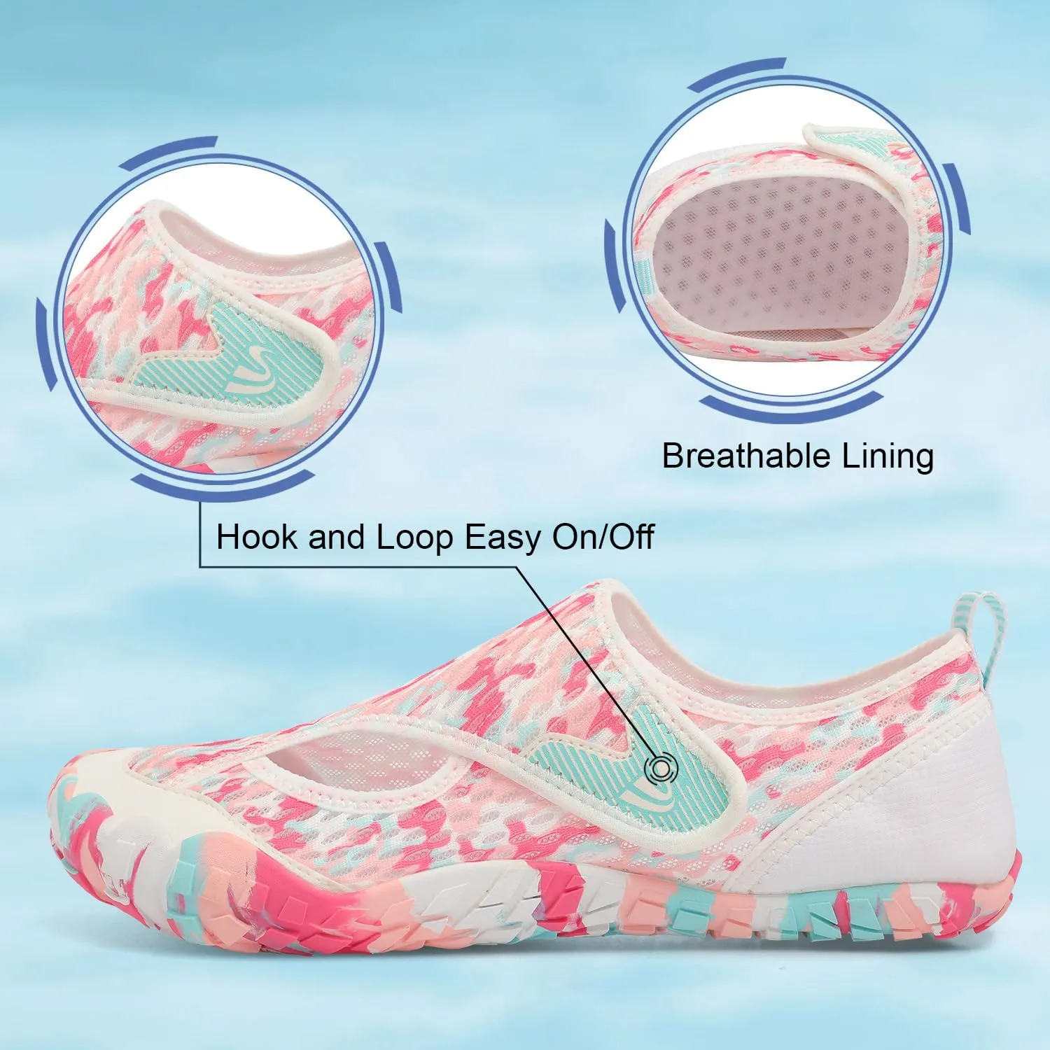 Spesoul Water Shoes for Women Men Quick Dry Aqua Socks for Swim Beach Pool Hiking Training Summer Sandals Outdoor Zero Drop Barefoot Shoes