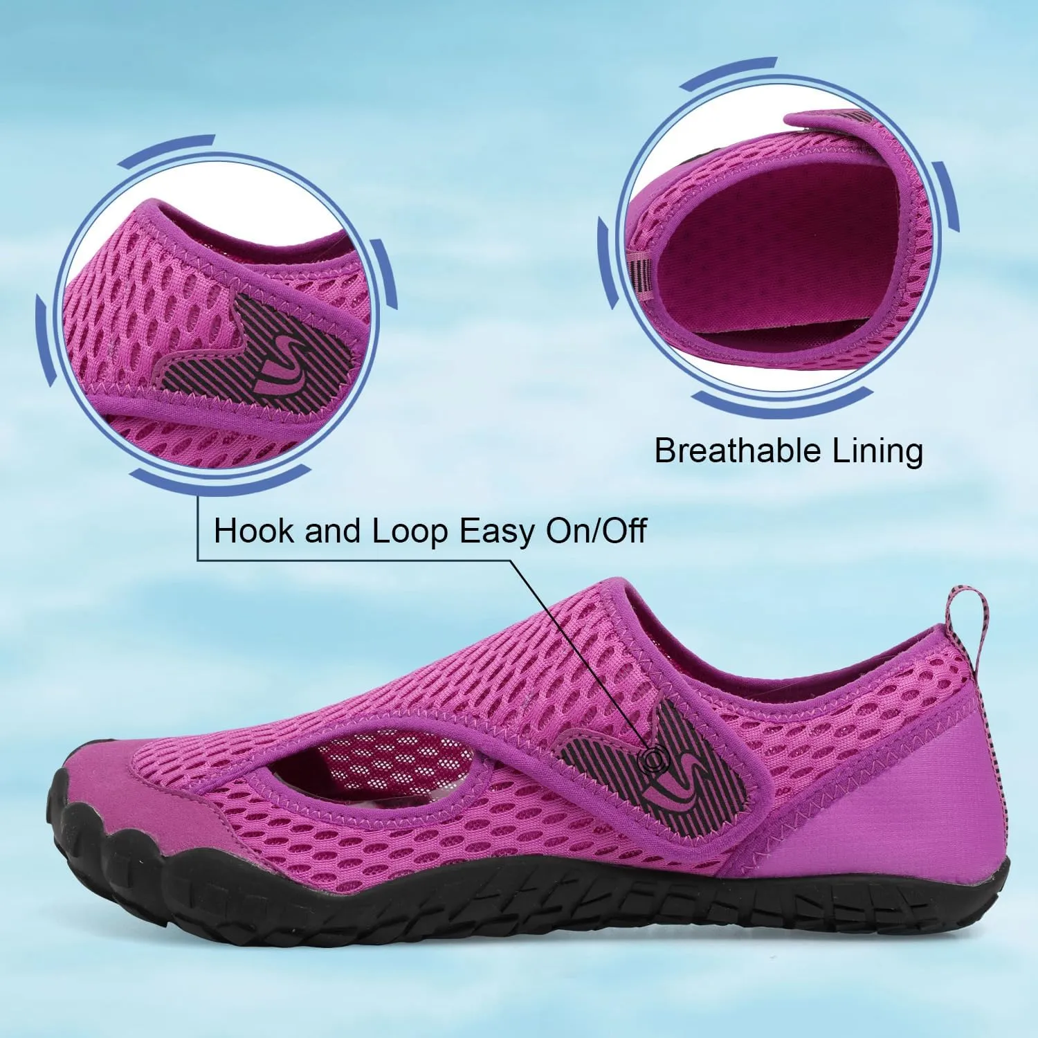 Spesoul Water Shoes for Women Men Quick Dry Aqua Socks for Swim Beach Pool Hiking Training Summer Sandals Outdoor Zero Drop Barefoot Shoes
