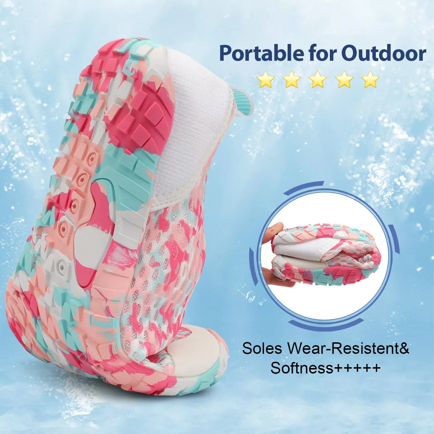 Spesoul Water Shoes for Women Men Quick Dry Aqua Socks for Swim Beach Pool Hiking Training Summer Sandals Outdoor Zero Drop Barefoot Shoes