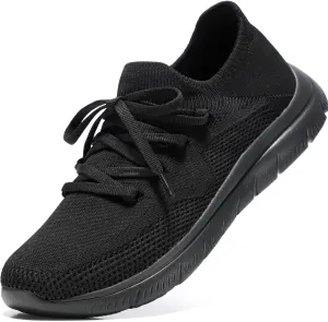 STQ Tennis Shoes Womens Slip on Walking Sneakers for Gym Workout
