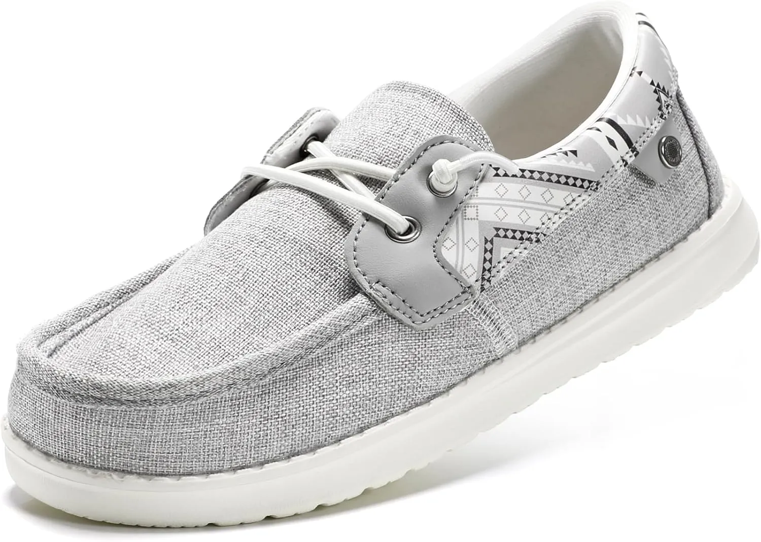 STQ Women's Boat Shoes with Orthopedic Insole Slip On Business Casual Shoes for Plantar Fasciitis Lightweight Loafers