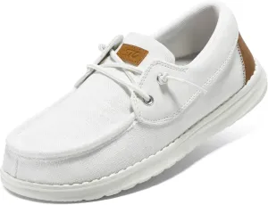 STQ Women's Boat Shoes with Orthopedic Insole Slip On Business Casual Shoes for Plantar Fasciitis Lightweight Loafers
