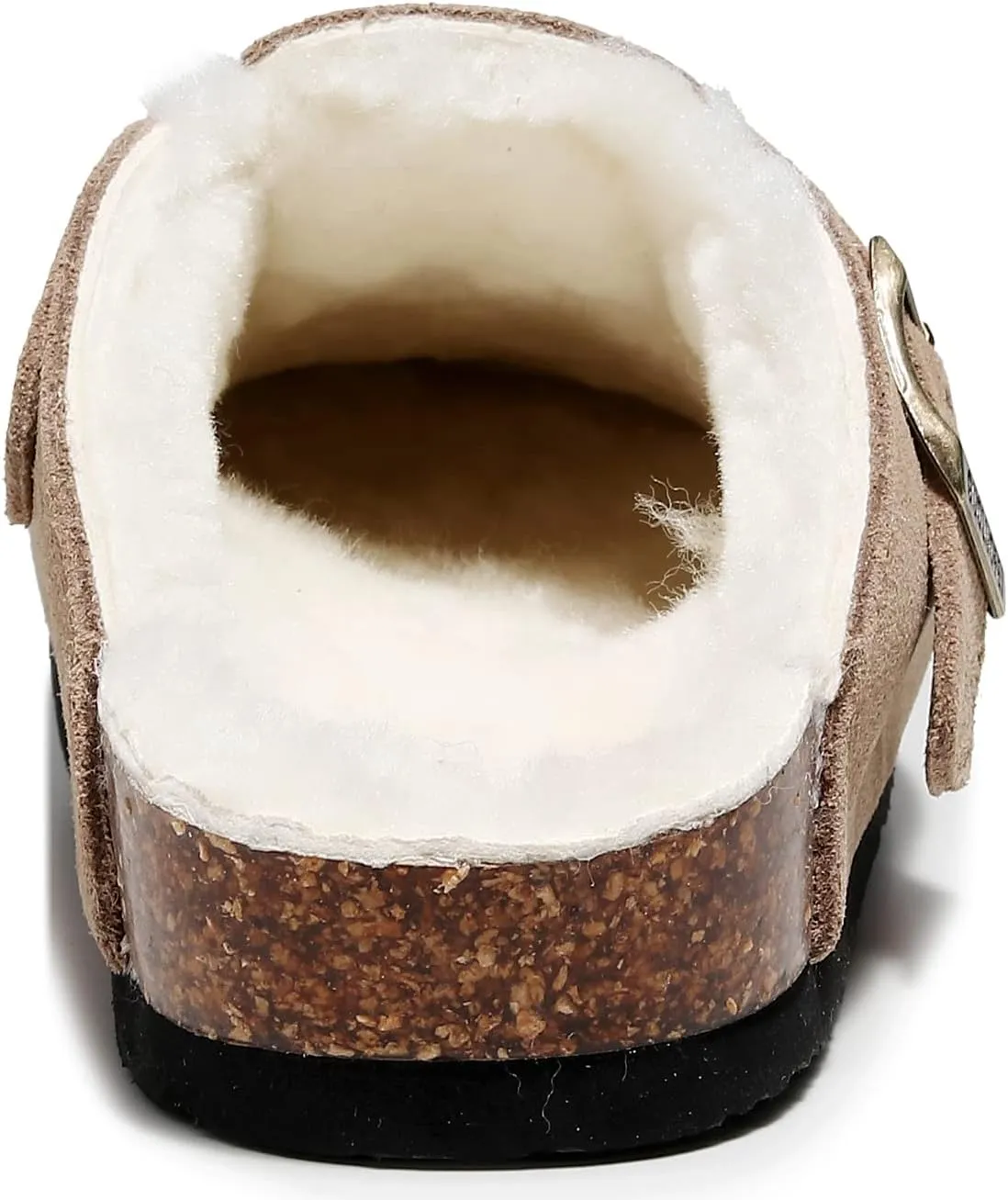 Suede Clogs For Women,Womens Clogs&Mules Indoor Outdoor Fuzzy House Slipers With Arch Support