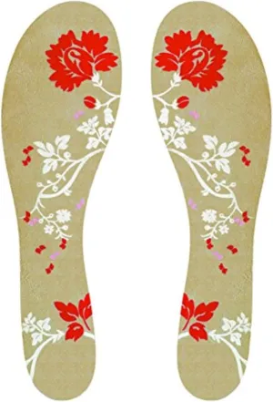 Summer Soles Softness of Suede Stay-Dry Women's Full Length Insoles - Microfiber Suede Absorbs Sweat to Keep Feet Fresh - Adhesive Shoe Liners