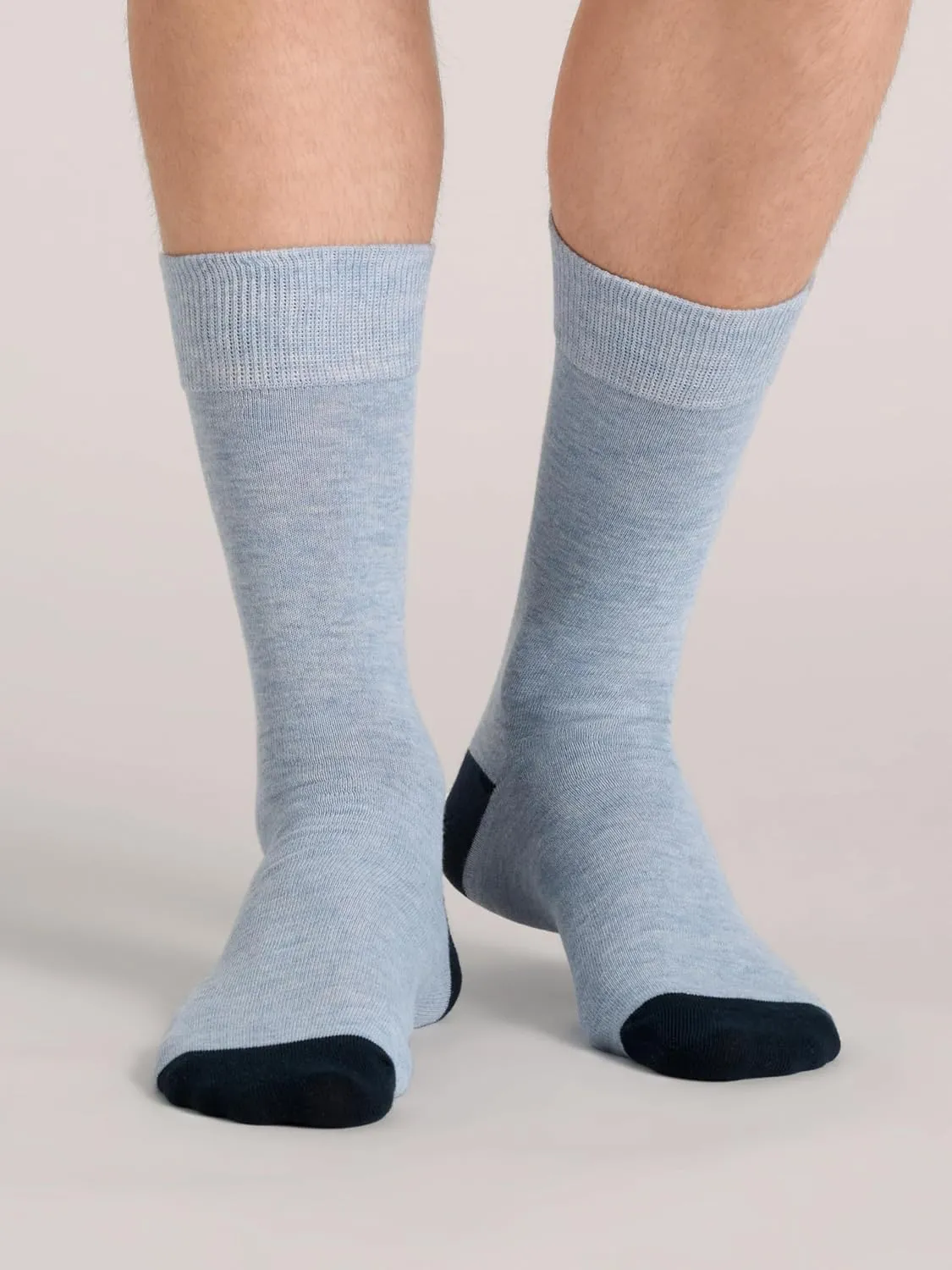 Ted Baker Men's 6 Pack Solid Crew Dress Socks