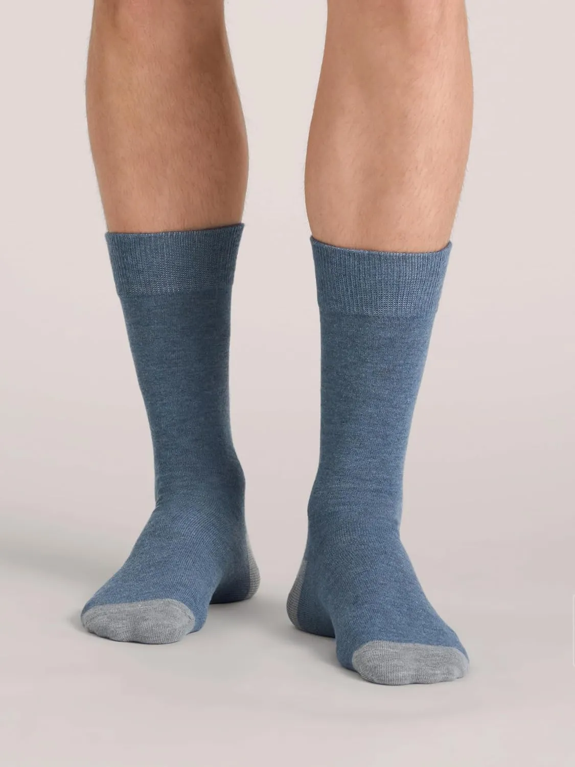 Ted Baker Men's 6 Pack Solid Crew Dress Socks