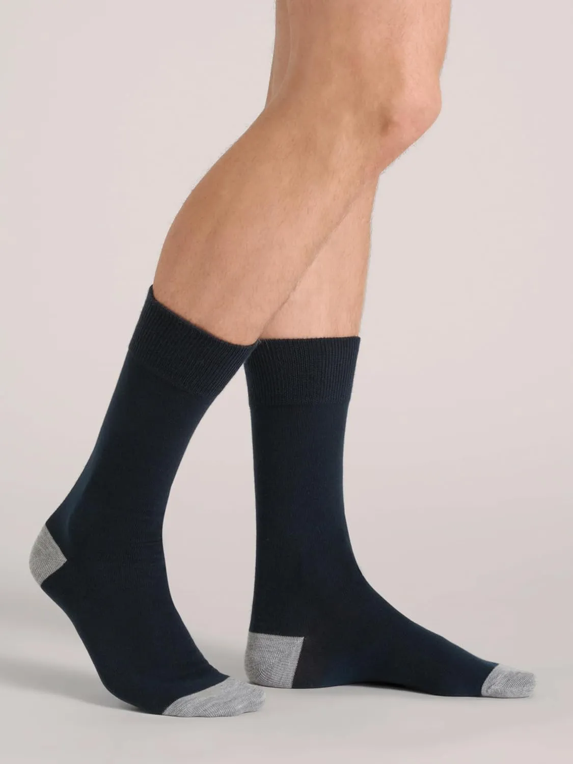 Ted Baker Men's 6 Pack Solid Crew Dress Socks