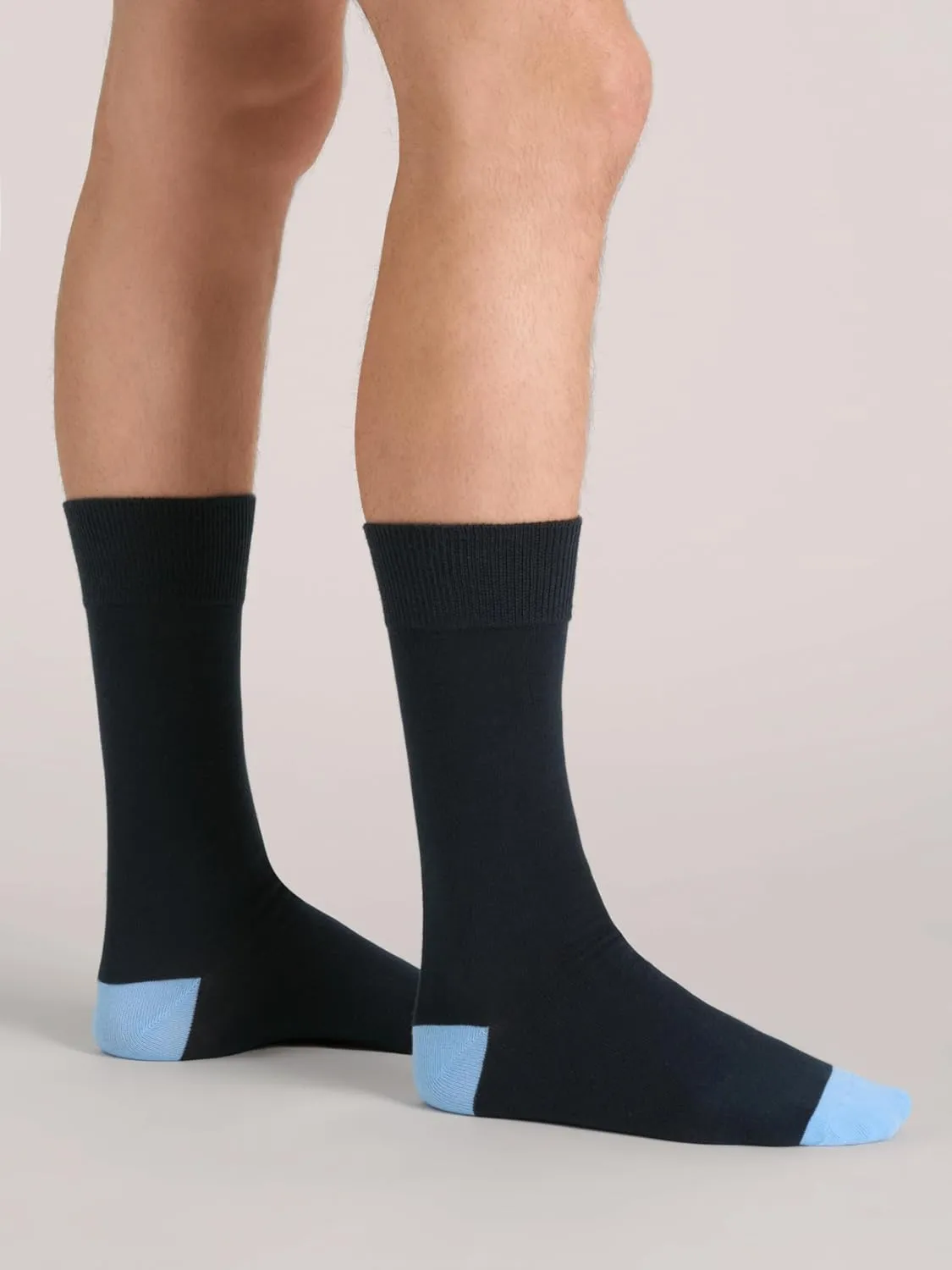 Ted Baker Men's 6 Pack Solid Crew Dress Socks