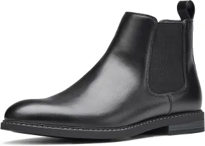 Temeshu Men's Chelsea Boots Casual Dress Boots Ankle Slip On Boots for Men MS25