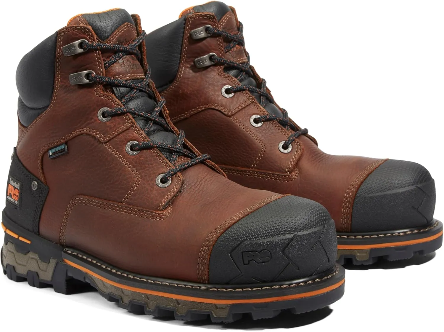 Timberland PRO mens Boondock 6 Inch Composite Safety Toe Insulated Waterproof Industrial Work Boot
