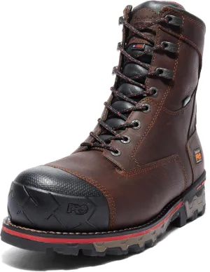 Timberland PRO Men's Boondock 8 Inch Composite Safety Toe Insulated Waterproof Industrial Work Boot