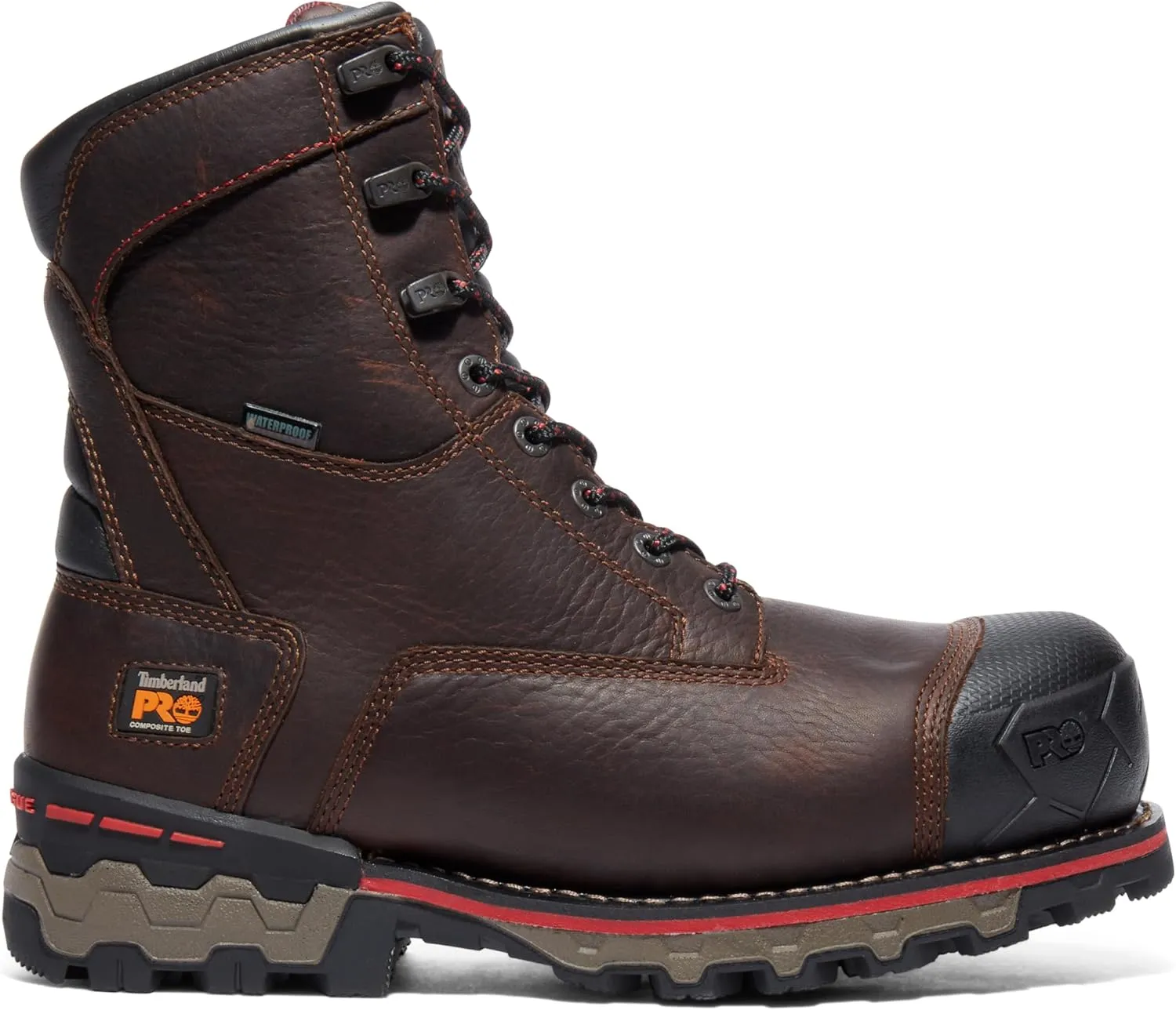 Timberland PRO Men's Boondock 8 Inch Composite Safety Toe Insulated Waterproof Industrial Work Boot