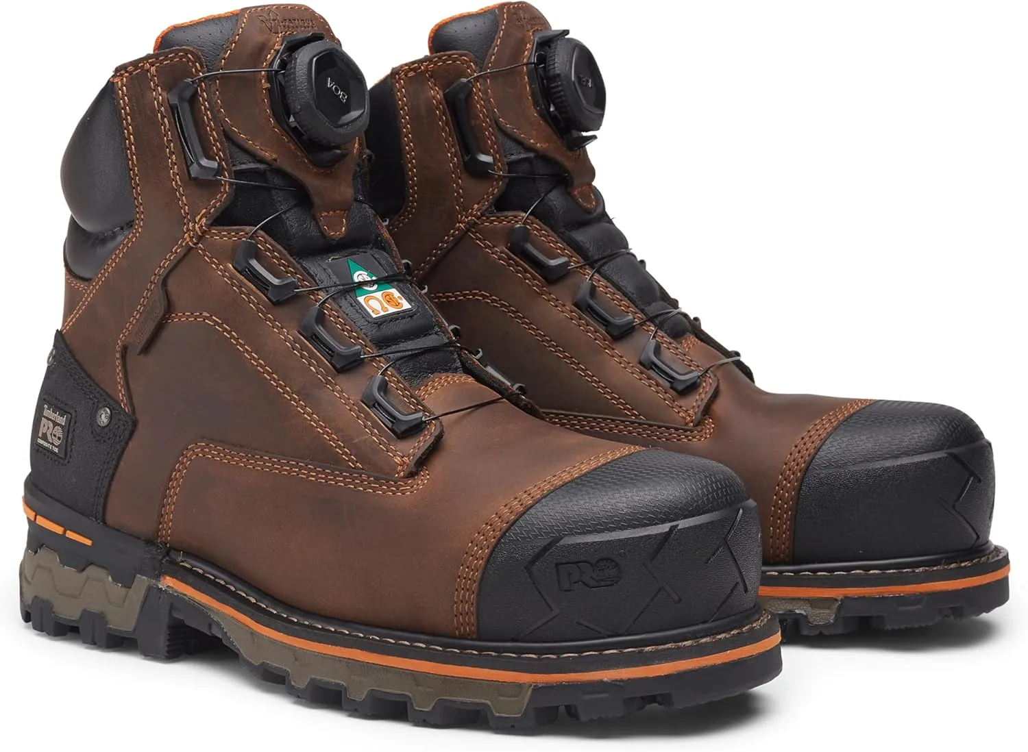 Timberland PRO Men's, Boondock BOA 6-Inch Composite Toe Waterproof Work Boot