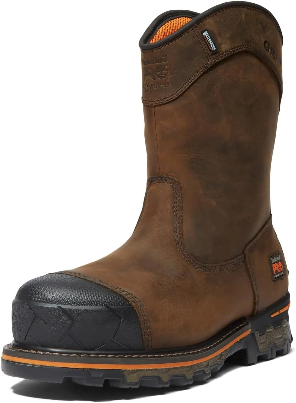 Timberland PRO Men's Boondock Pull-on Composite Safety Toe Puncture Resistant Insulated Waterproof Industrial Work Boot